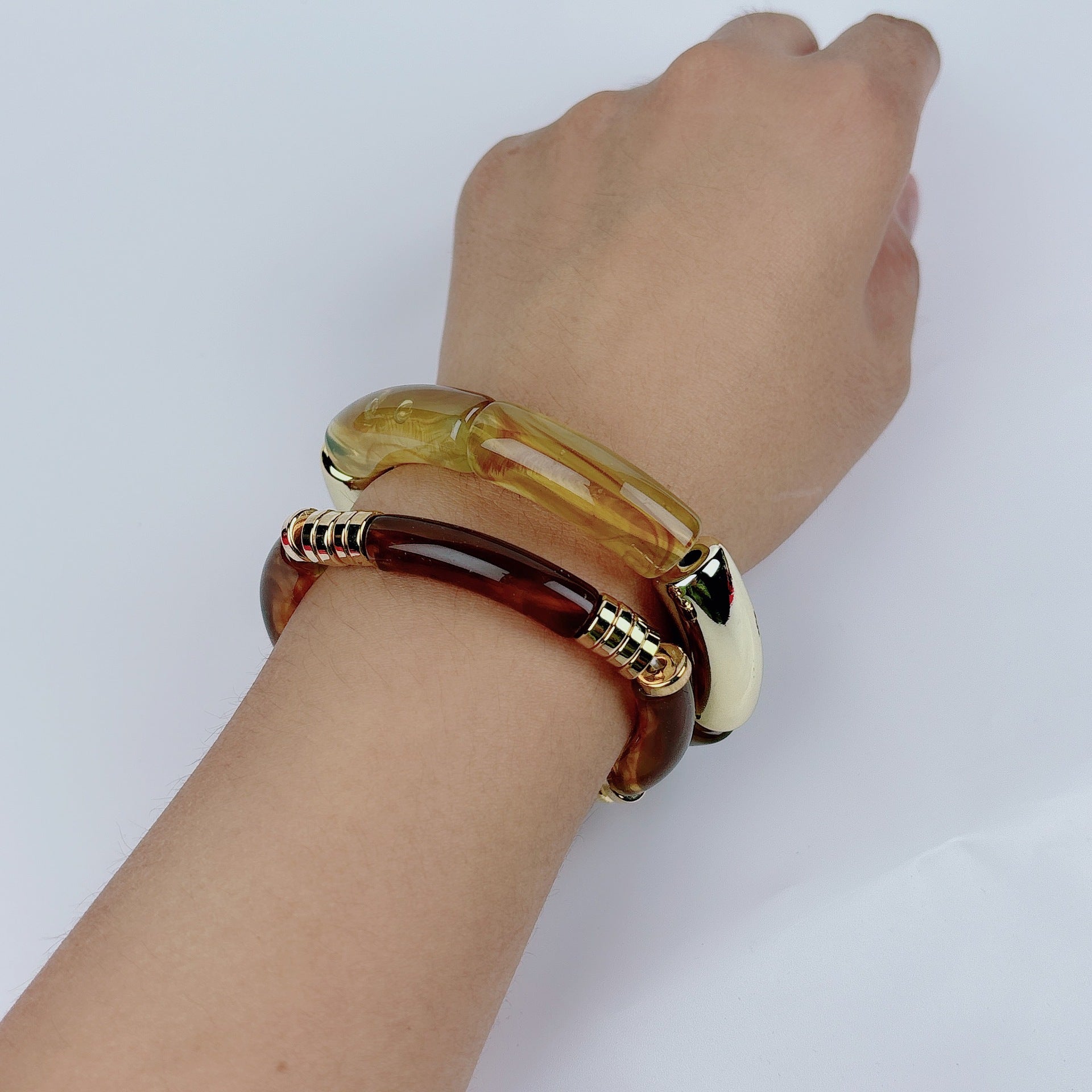 Wholesale creative tube ball elastic bracelet