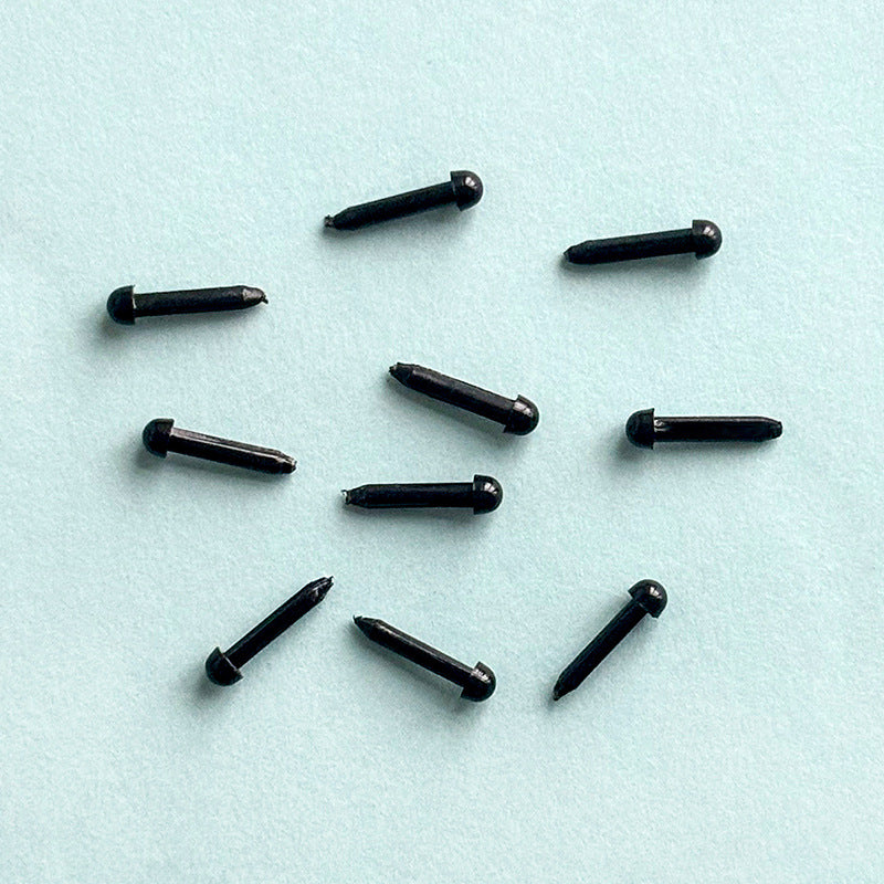 Wholesale Handmade DIY plush twisted stick accessories material doll black eyes nose Christmas hat scarf Accessories