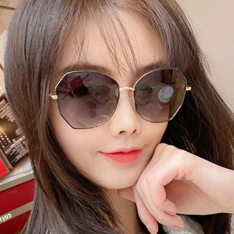 Wholesale Gradient Fashion Sunglasses for Round Face