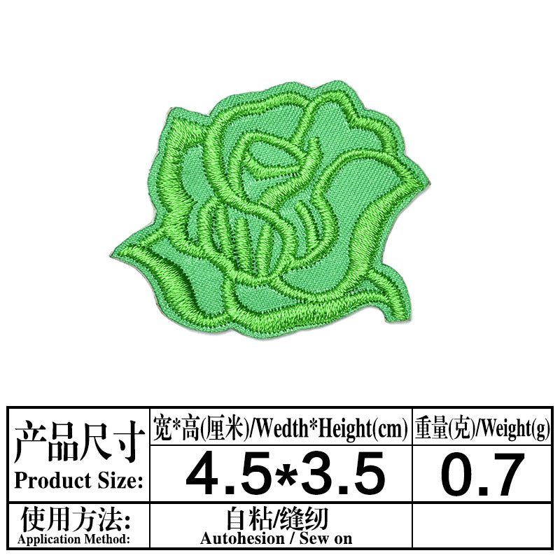 Wholesale Self Adhesive Fabric Patches For Clothing Bag Decoration DIY Craft