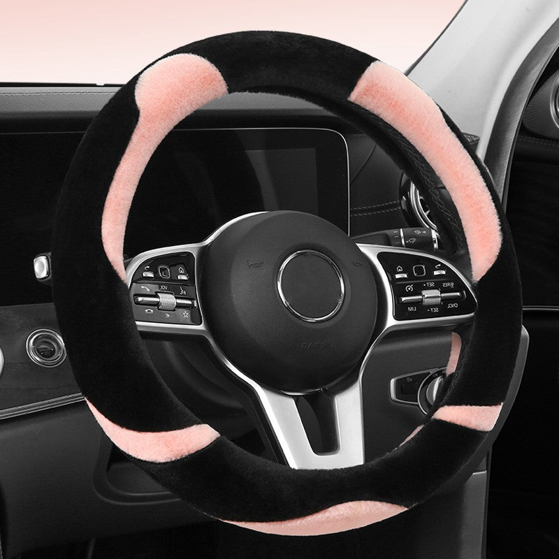 Wholesale Winter Plush Cartoon Handlebar Covers