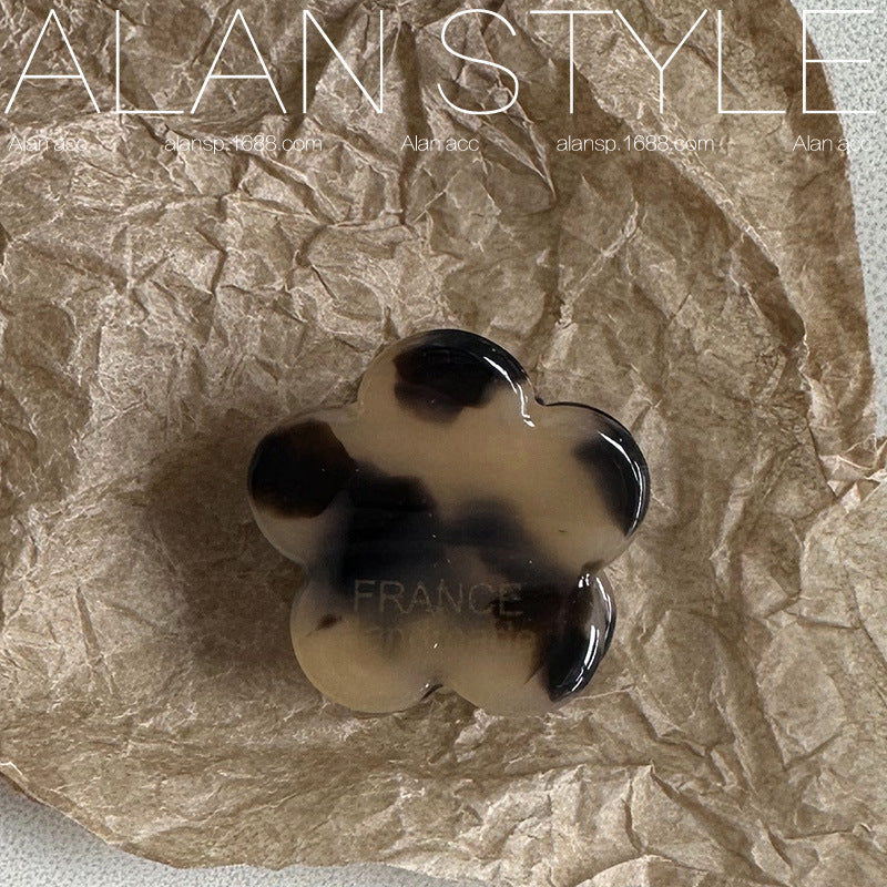 Wholesale Cute Flowers Mini Acetate Hair Clips