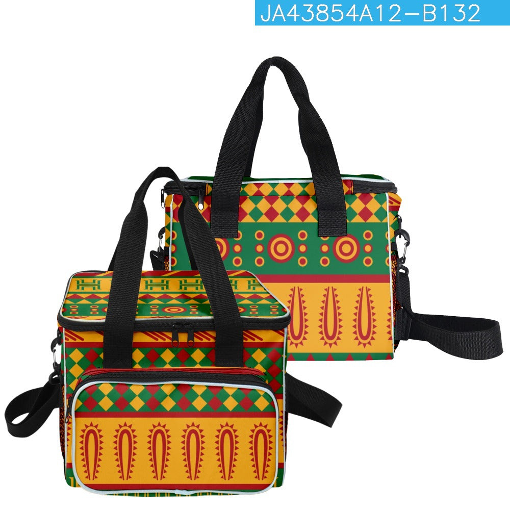 Wholesale Polyester Mexico Aztec Printed Thermal Bag