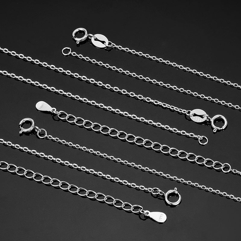Wholesale S999 Pure Silver Material Clavicle Necklaces