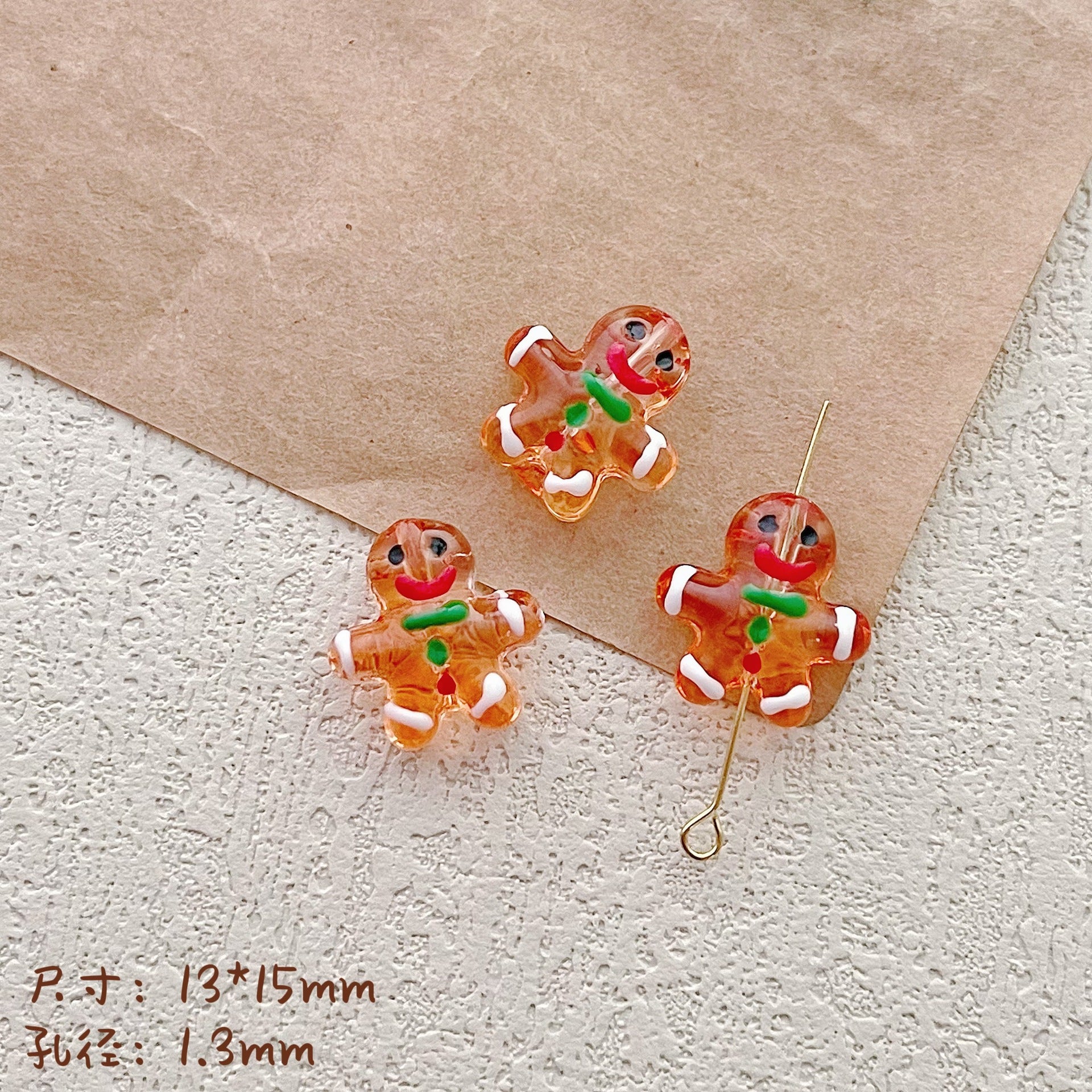 Wholesale 10pcs Christmas colored cartoon