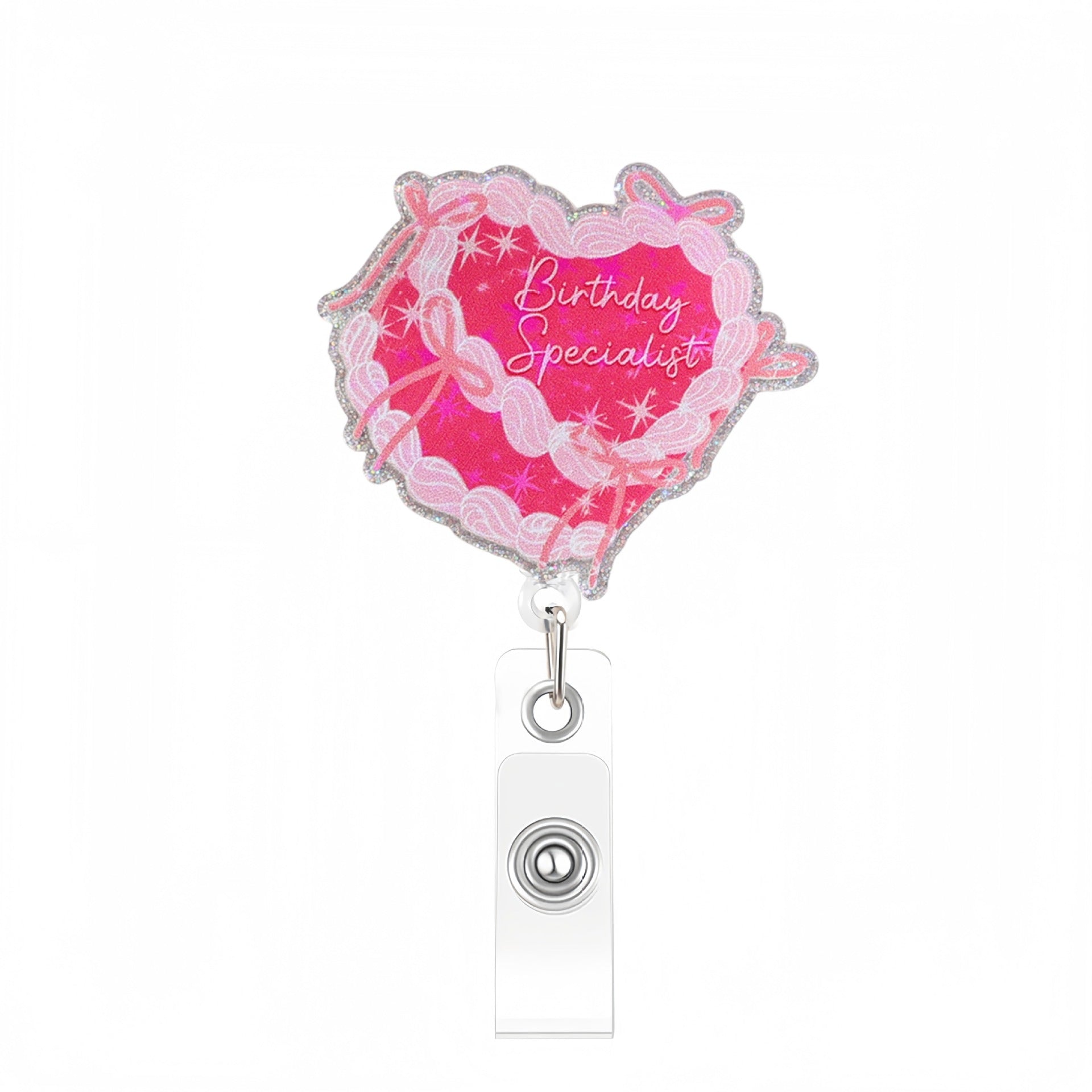 Wholesale Pink medical staff name tag  Badge Reels