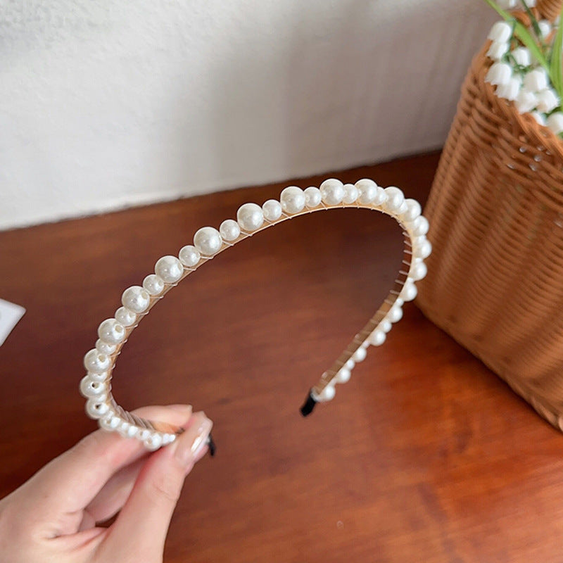 Wholesale Retro and high-end summer all-match pearl headband