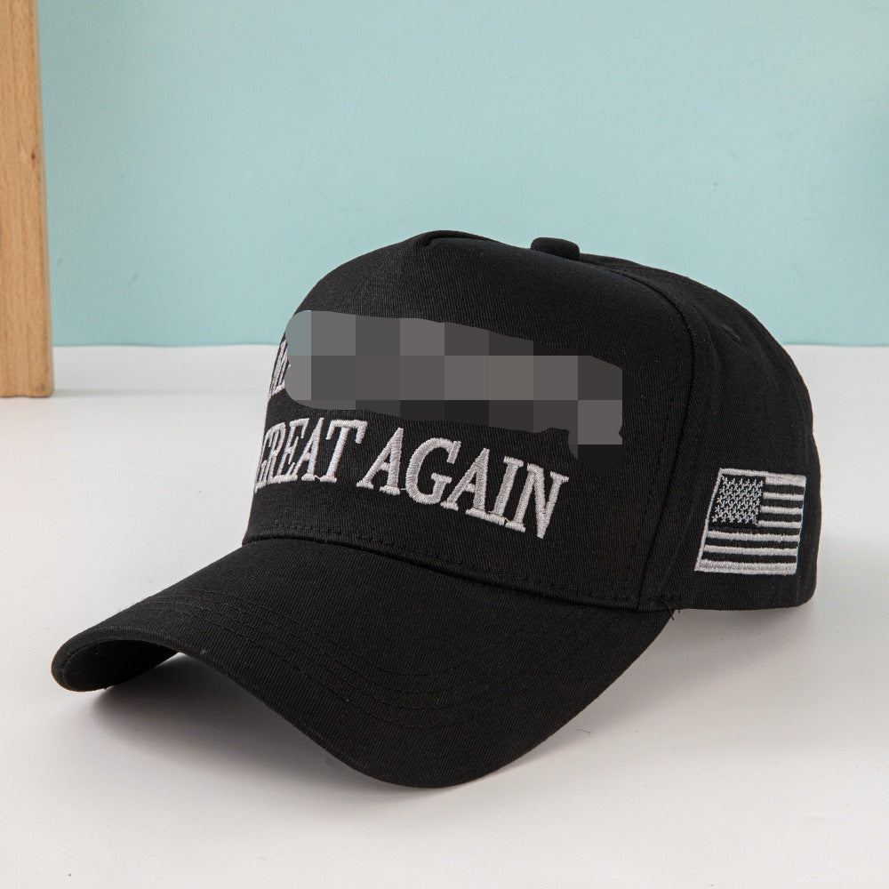 Wholesale Alphabet national flag embroidery sun shading baseball cap