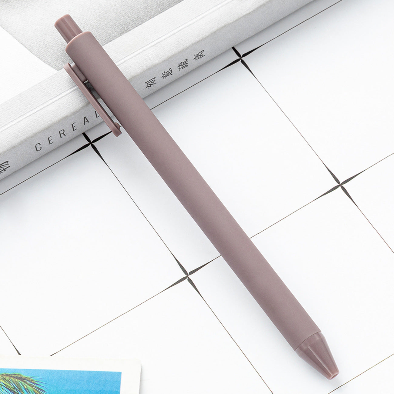 Whoelsale Candy Color Press Plastic Pen Gift Office Tools Teacher Gift