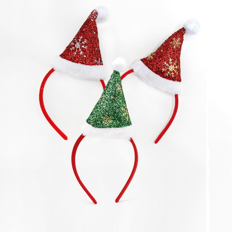 Wholesale Christmas Ornaments, Christmas Headband Party, Santa Hat Headband