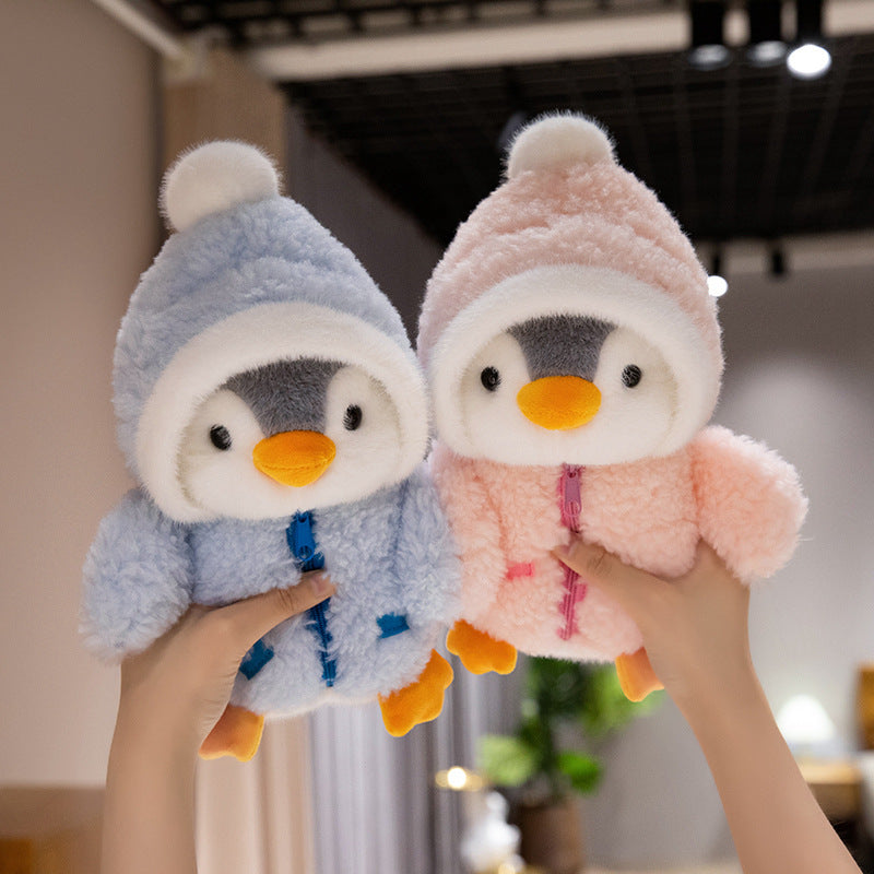 Wholesale Cute Drag Penguin Doll Plush Toy Children's Companion Doll