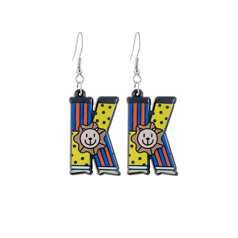 Wholesale Circus Clown Acrylic Earrings