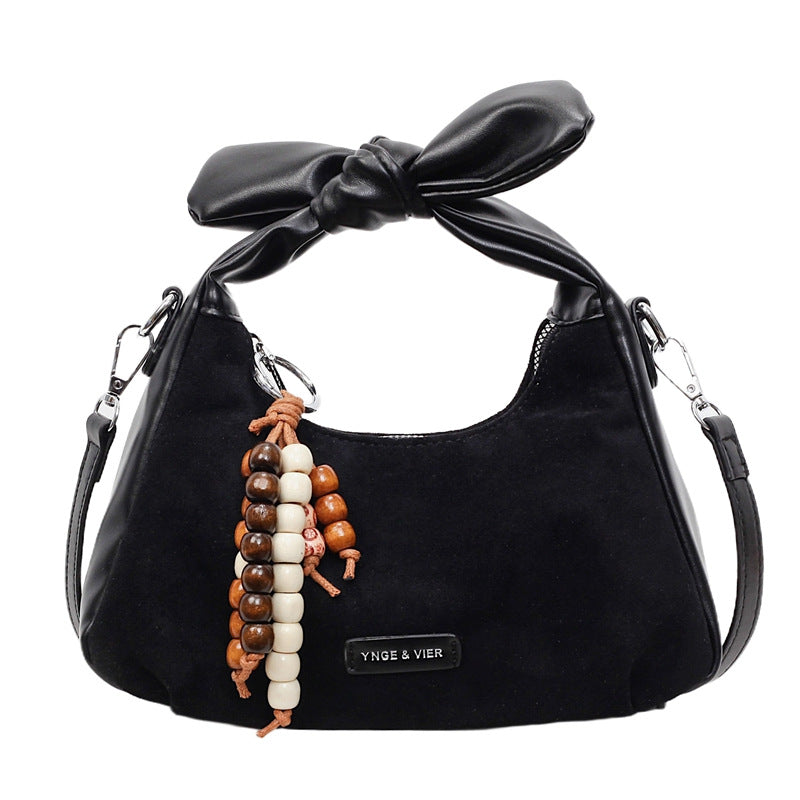 Wholesale Textured retro suede bag shoulder bag underarm bag crossbody bag