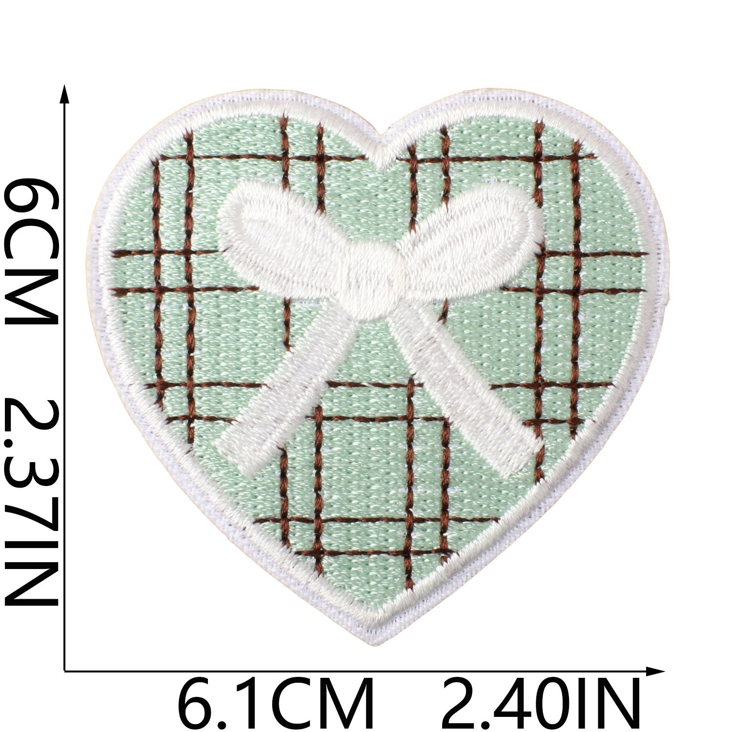 Wholesale Heart Shaped Embroidered Iron On Patches Cute DIY Clothing Repair Decorative Accent