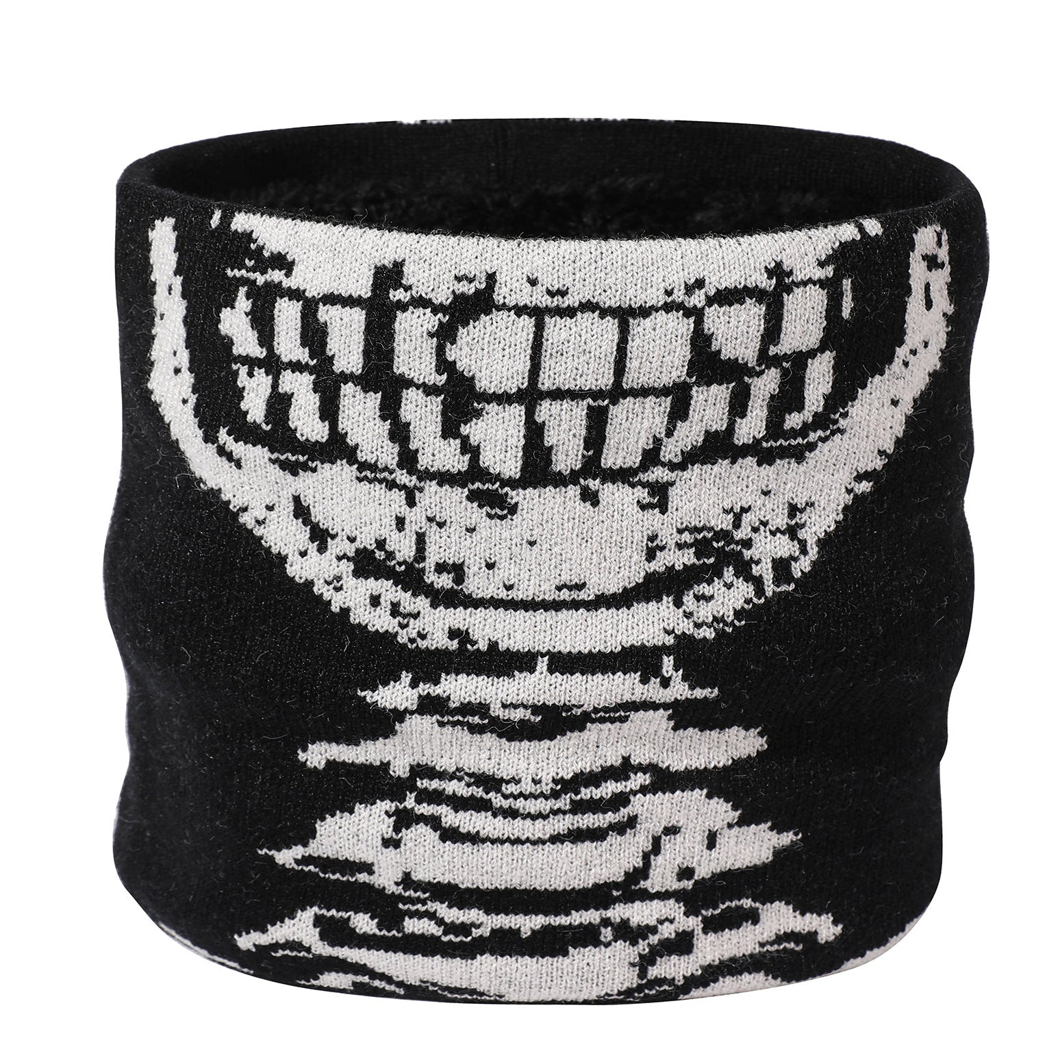 Wholesale Halloween Skull Plush Knitted Woolen Neck