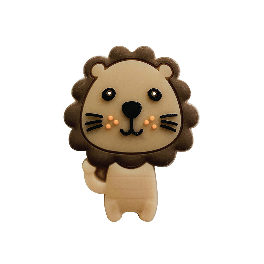 Wholesale 10PCS Silicone Lion Beads