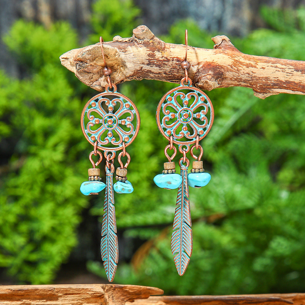 Wholesale Bohemian Retro Tassel Earrings Zinc Alloy Fashion Accessory For Party Wear And Resale