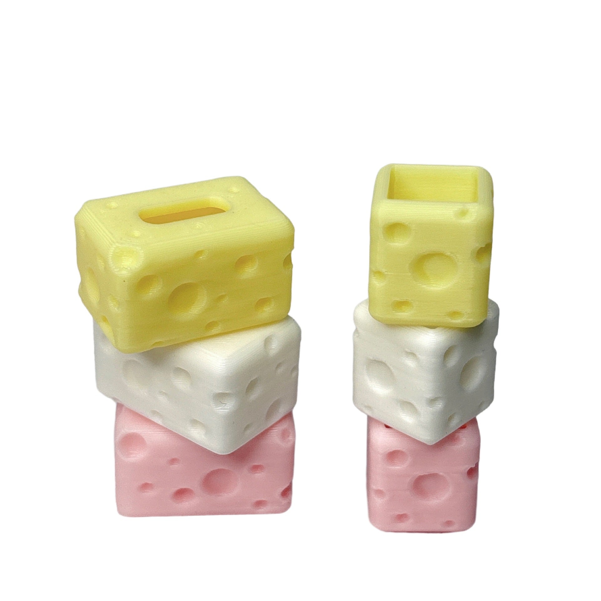 Wholesale Mini Cheese Tissue Box Pen Holder Miniature Scene Doll Accessories
