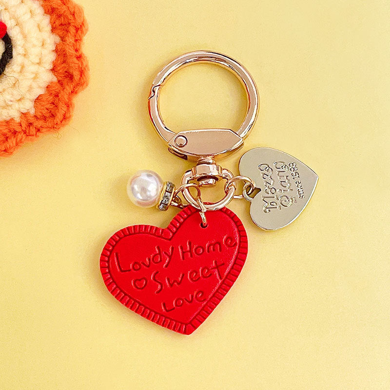Wholesale Mother's Day Leather Love Keychains