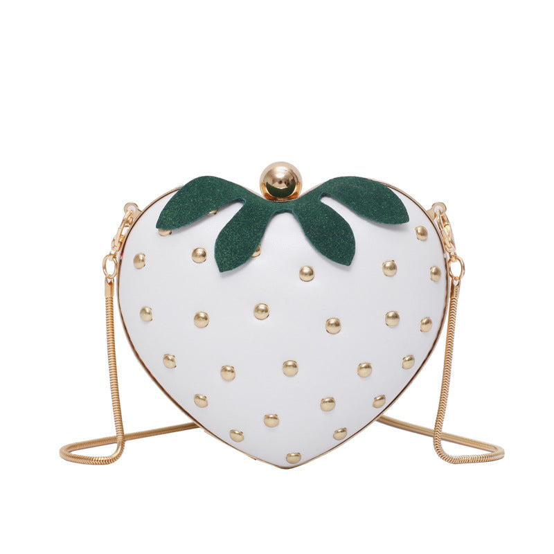 Wholesale PU Strawberry Messenger Bag