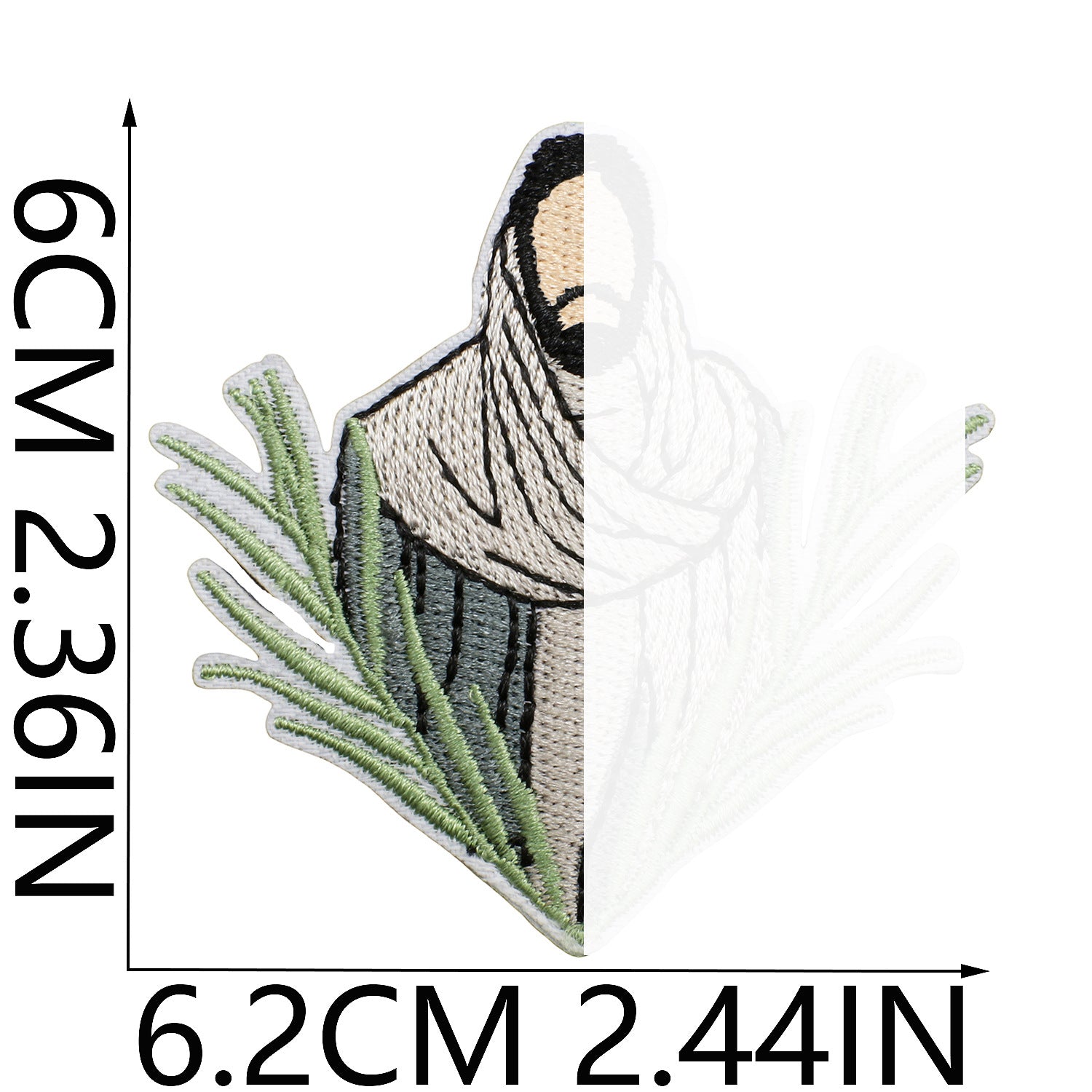 Wholesale Trendy Embroidered Iron On Patch Art Portrait DIY Decorative Clothing Accessory Craft Supply