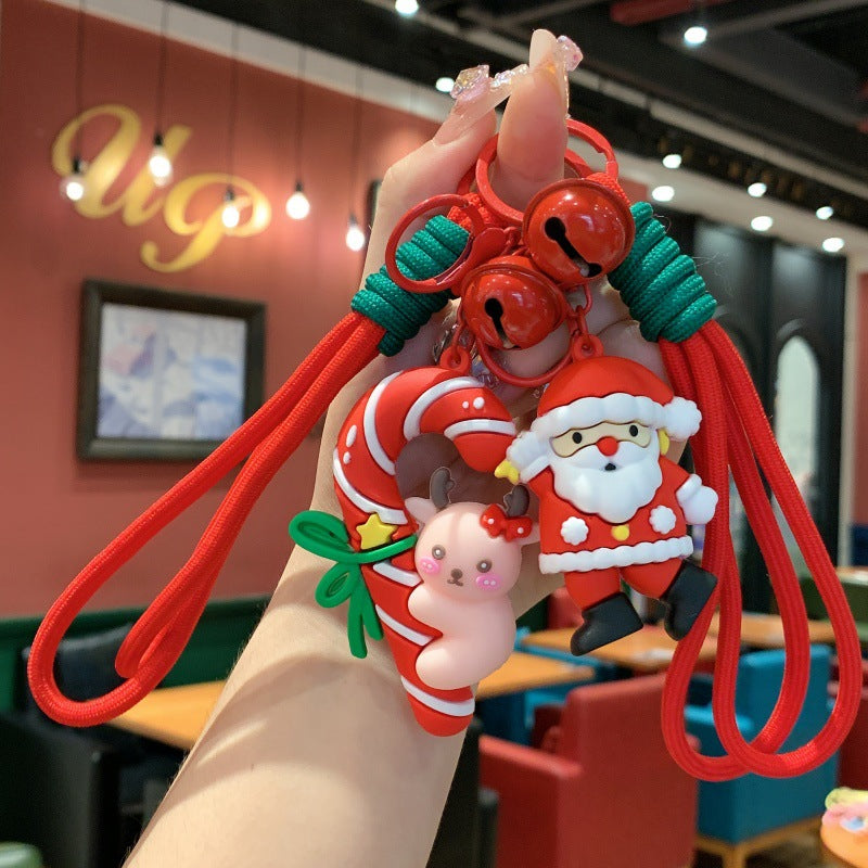 Wholesale Christmas children' s bag keychain cute pendant