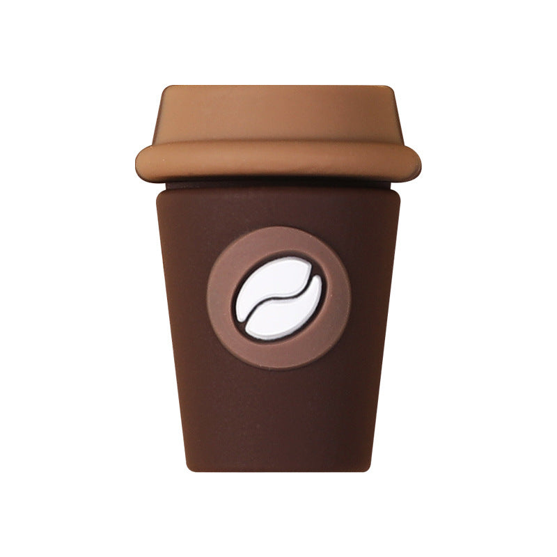 Wholesale 20pcs 3D coffee cup silicone beads jewelry children' s handmade DIY beads