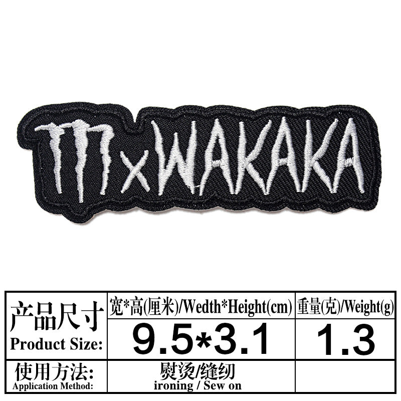 Wholesale Black And White Embroidered Letter Patches Set Of 16 For Clothes Bags Towels Fashion Decorative Gift Resale
