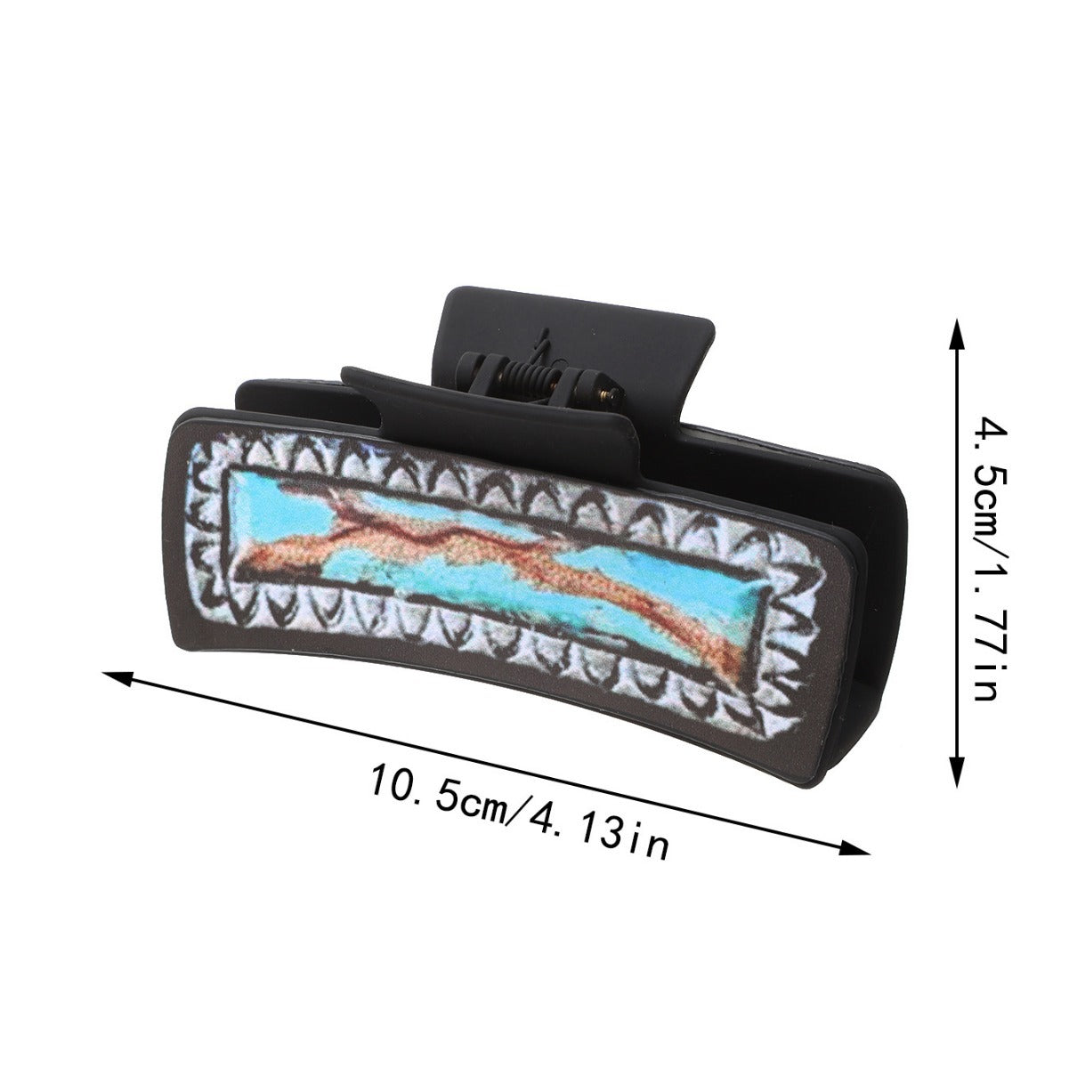 Wholesale Western Style Leather Hairpin Shark Clip