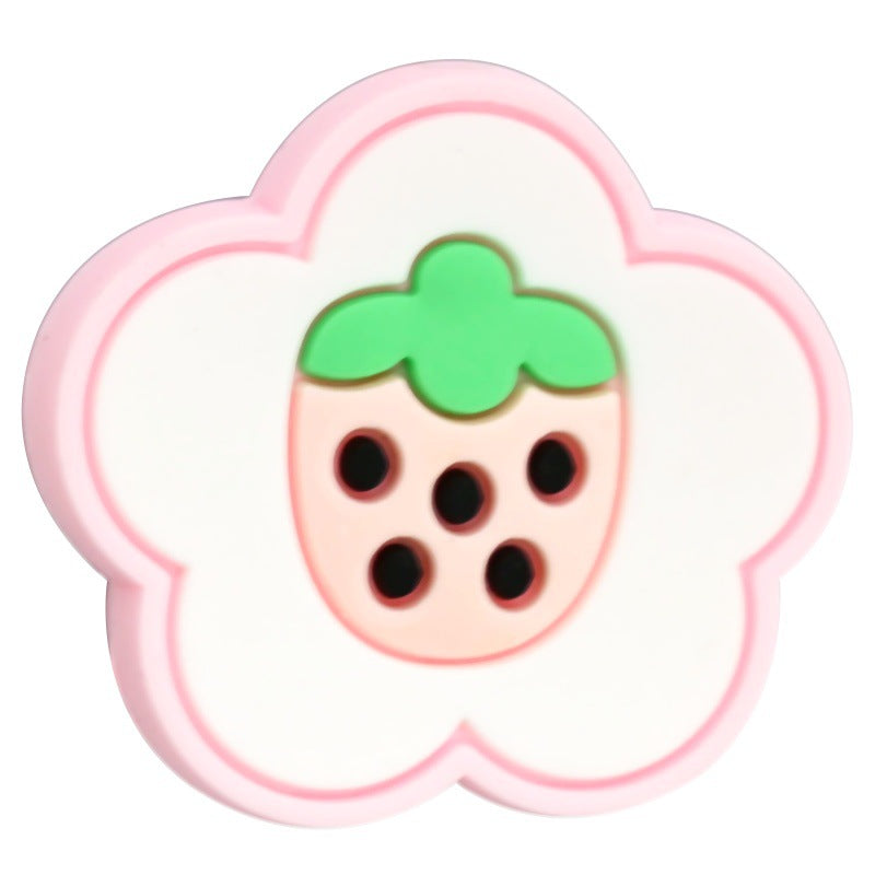 Wholesale Random 100pcs/pack  Cute cartoon fruit shaped bead  Focal Beads