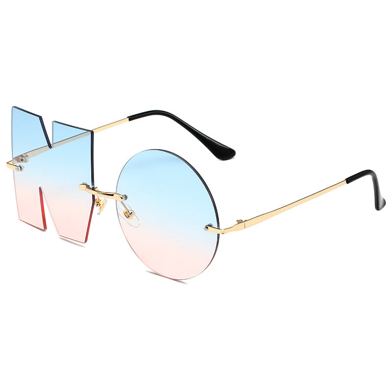 Wholesale PC NO Irregular Rimless Sunglasses