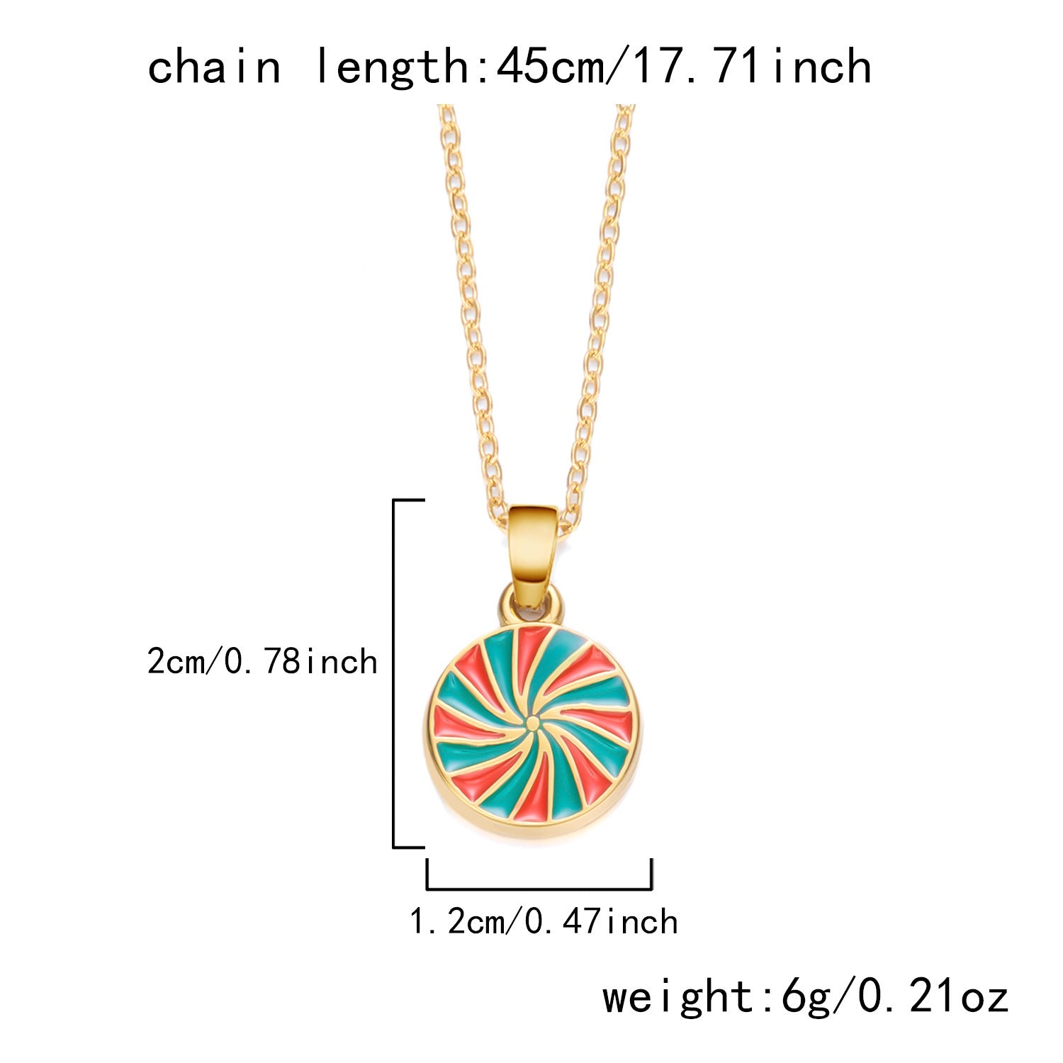 Wholesale Christmas Dopamine Colored Necklace