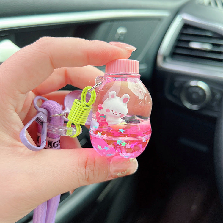 Caricatura al por mayor llaves acrílicos de silicona animal lindos