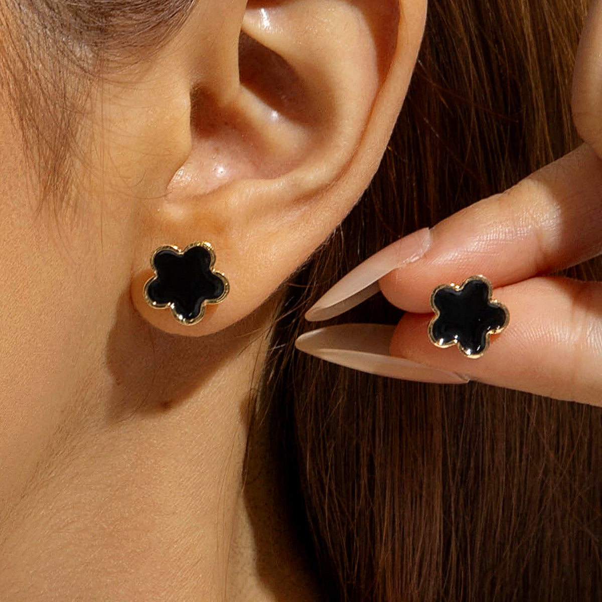 Wholesale 5pcs/pack Fashion Alloy Clover Bracelet Jewelry Three-Piece Set