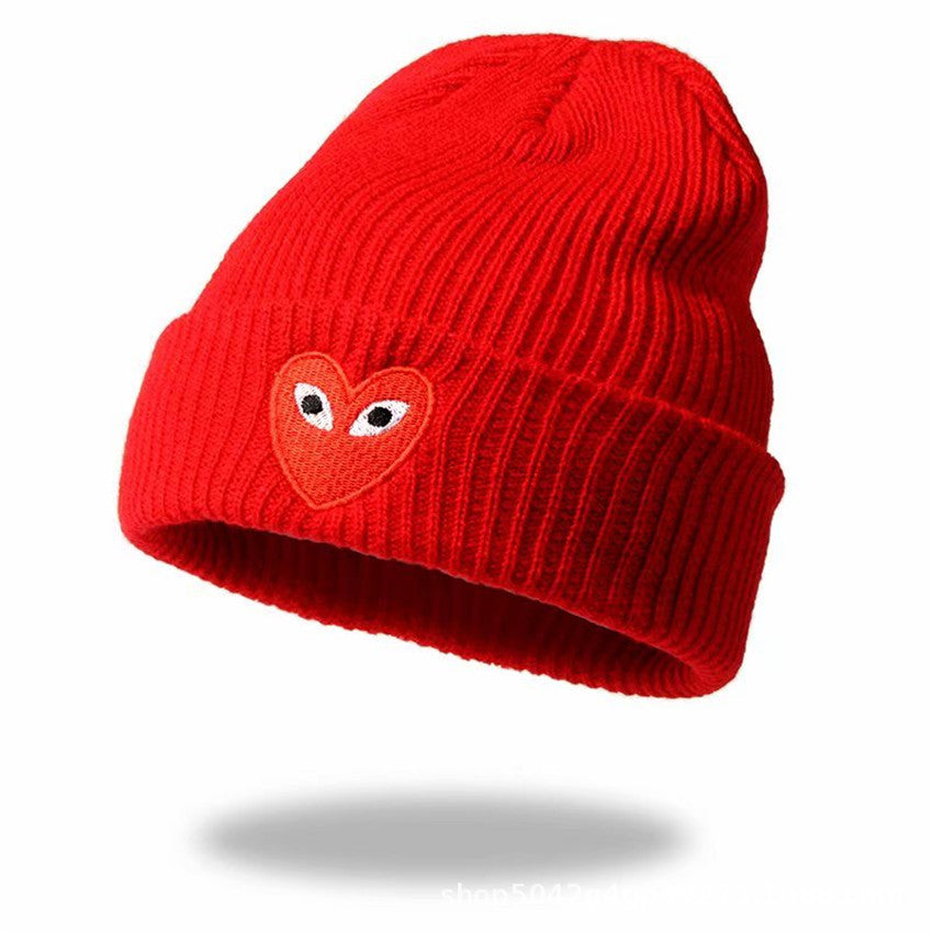 Wholesale Love Hip Hop Knitted Knitted Outdoor Warm Antifreeze Pullover Hat