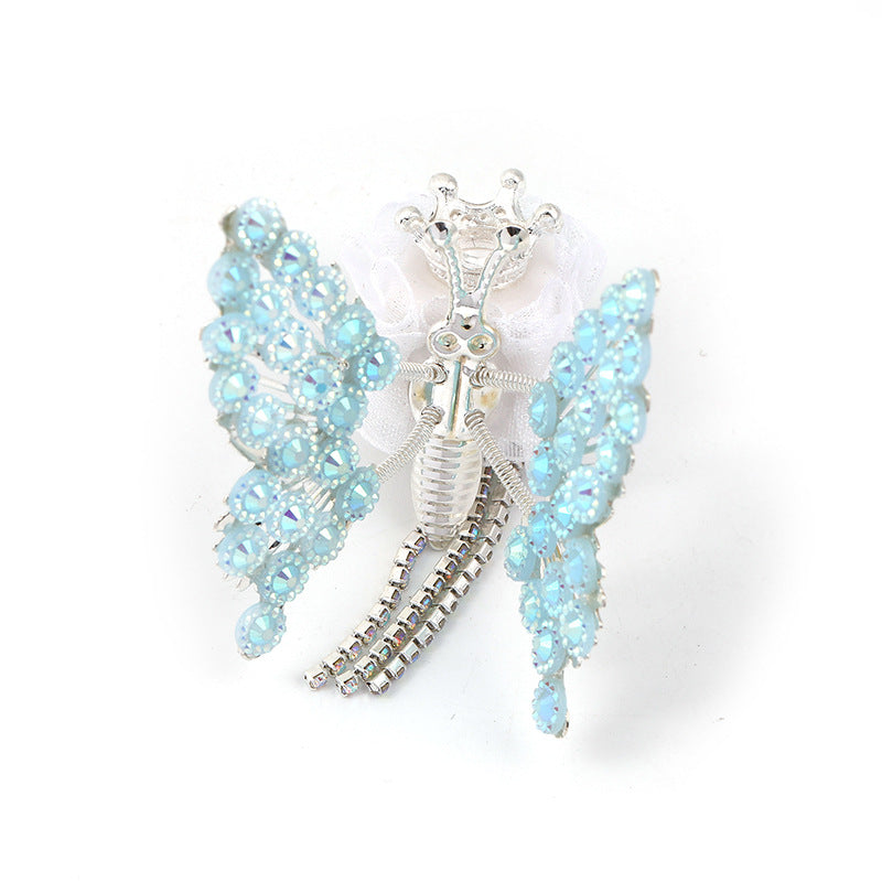 Wholesale 10pcs Heavy Industry Diy Rhinestone Wings Butterfly Beads
