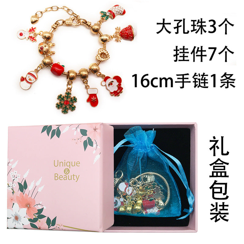 Wholesale 2PCS Christmas Kids Alloy Bracelet
