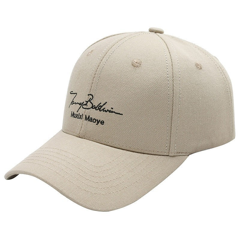 Wholesale Letter Embroidery Casual Versatile Fashion Minimalist Baseball Cap