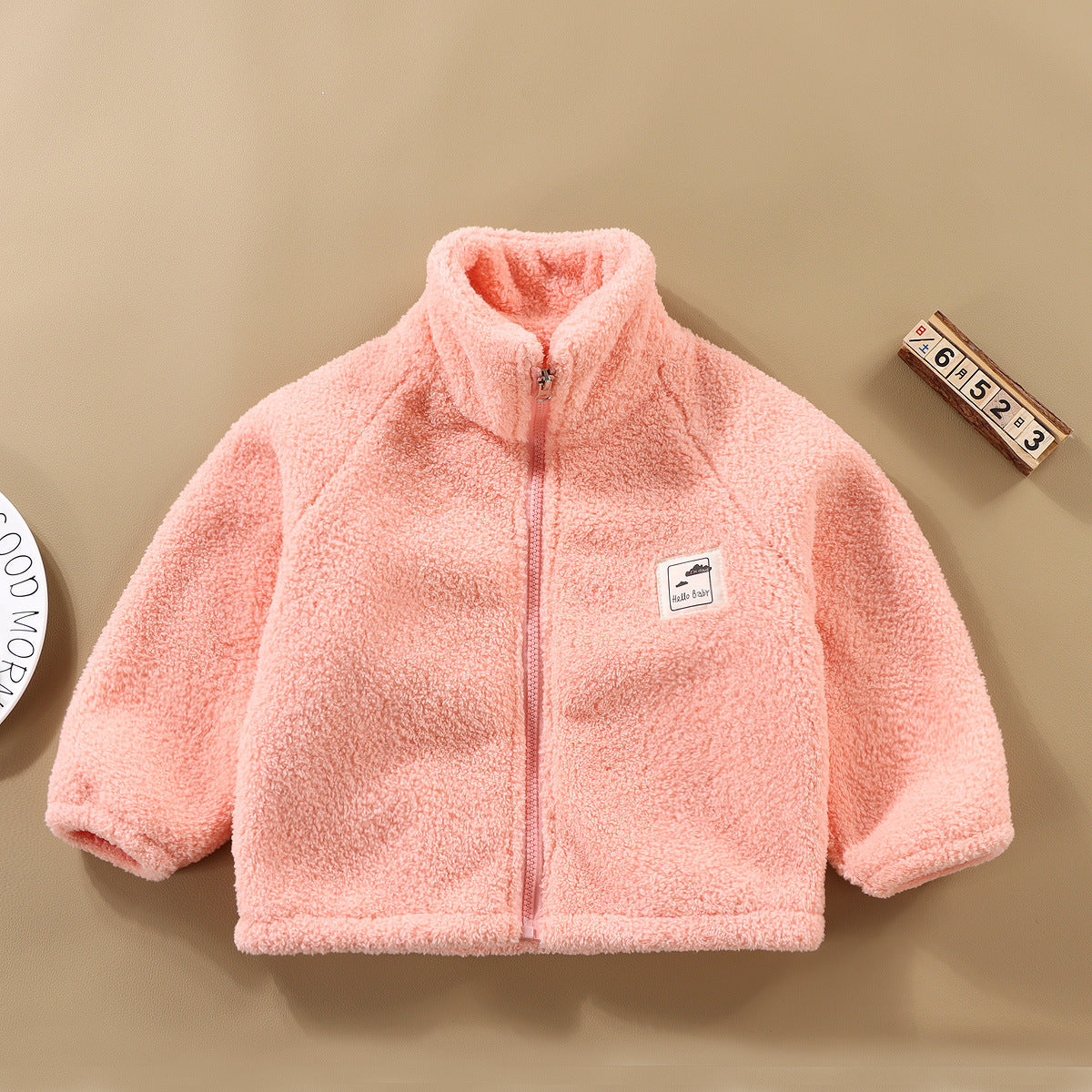 Wholesale Autumn and Winter Children's Lambswool Warm Jacket