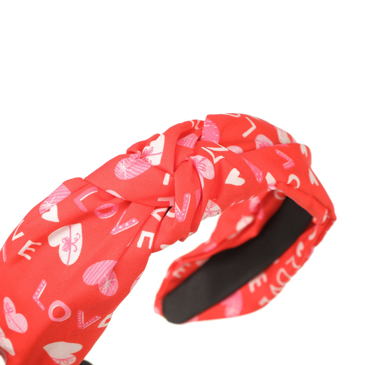 Wholesale Valentine's Day Romantic Fabric Printed Letter Love All-match Sweet Holiday Headband