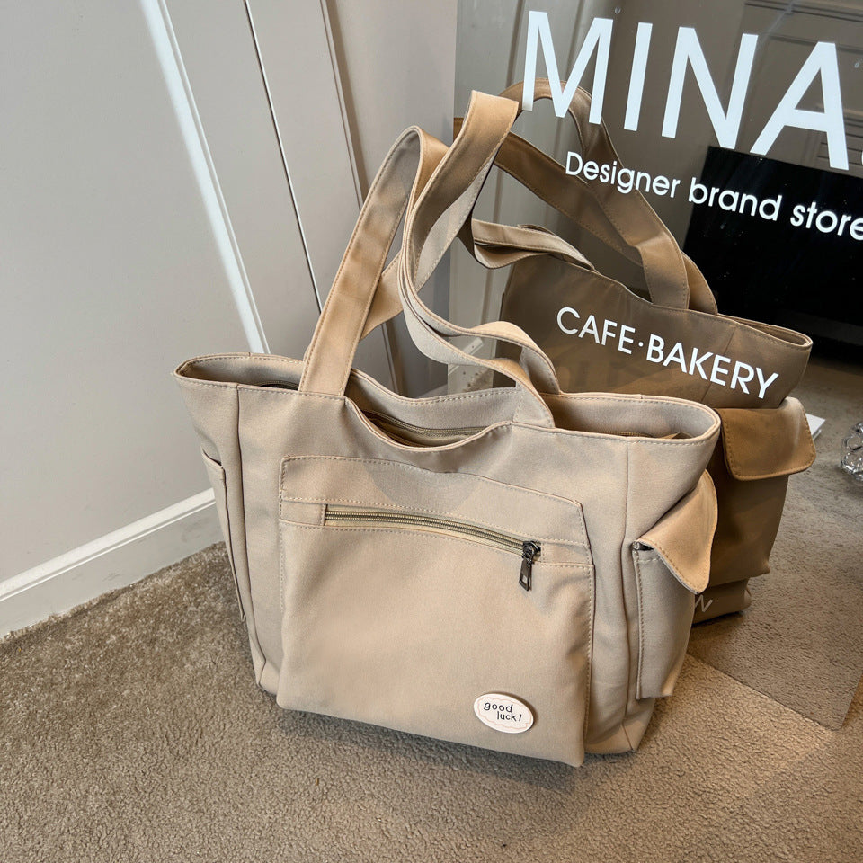 Wholesale Shoulder bag Large capacity canvas bag Handbag Casual messenger bag