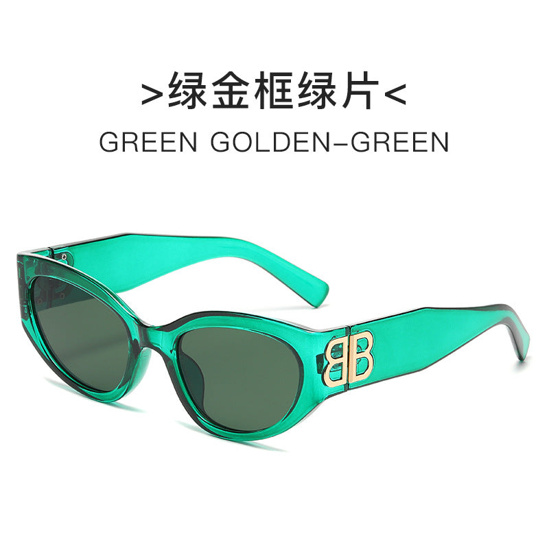 Wholesale Retro cat-eye high-end glasses