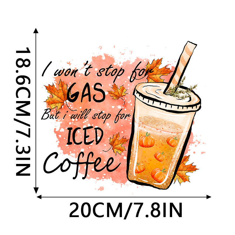 Wholesale 10pcs Coffee Flower Beverage Animal UV DTF Ready to Press Transfers Wraps