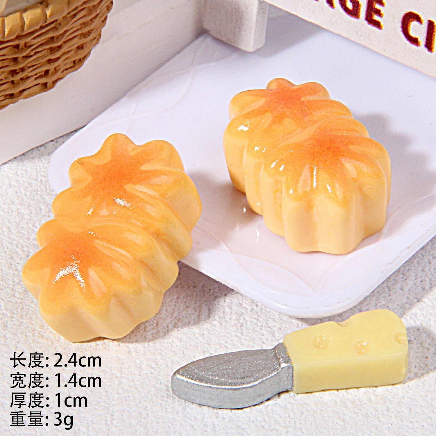 Wholesale Simulation food toy bread bakery shop ornaments No Hole