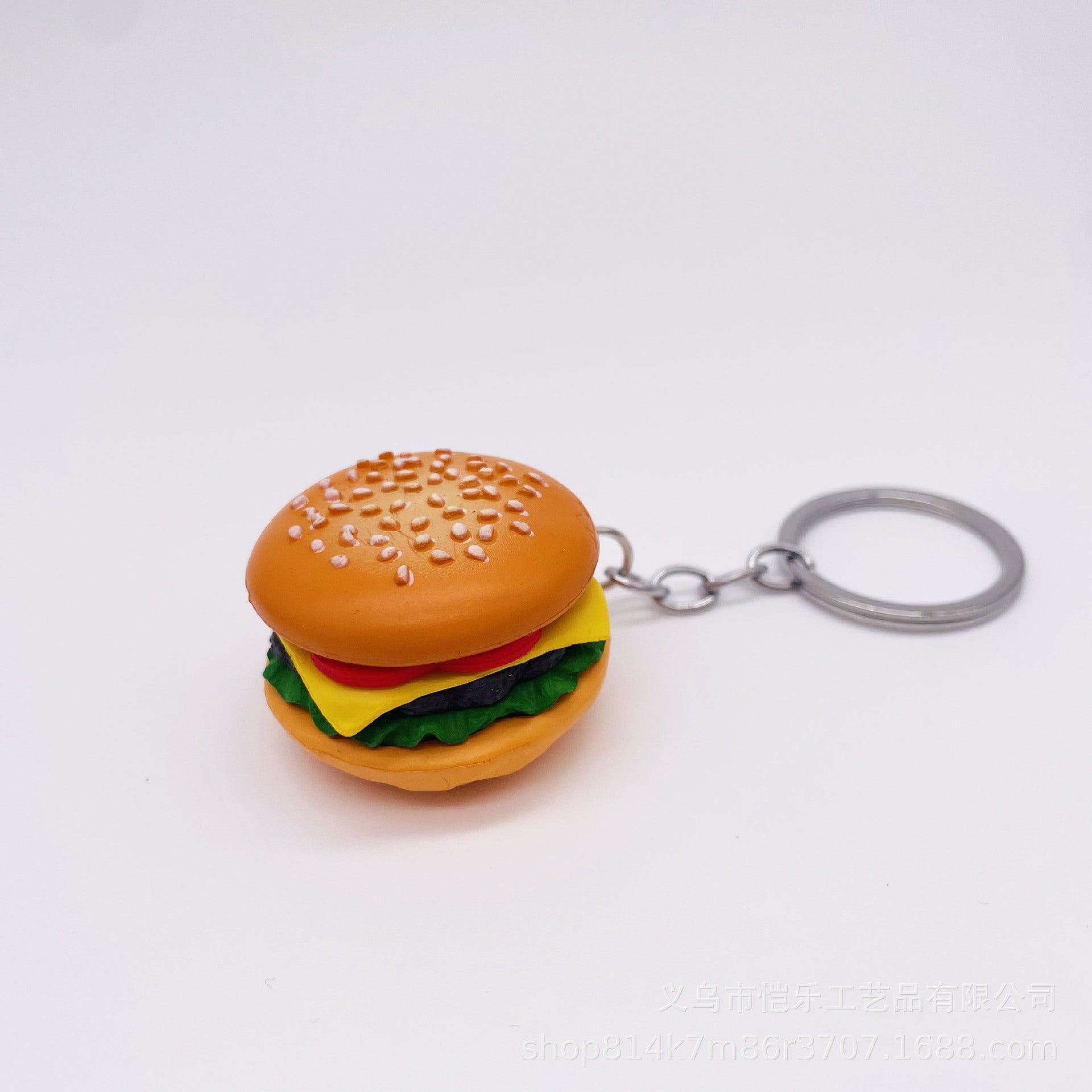 Wholesale PVC Hamburger Series Keychain