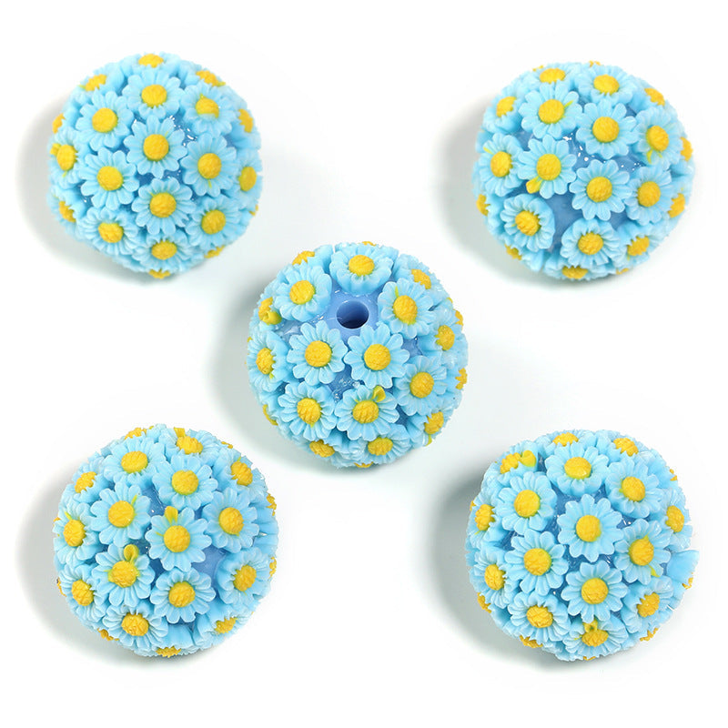 Wholesale 10PCS DIY Acrylic Flower Ball Balls