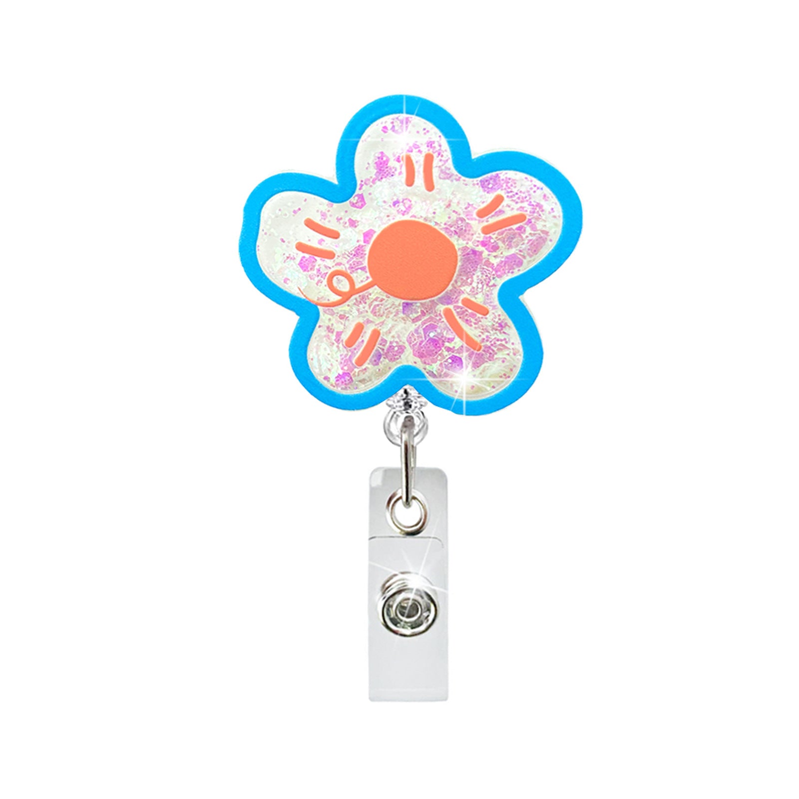 Wholesale Flower Rotating Telescopic Keychain