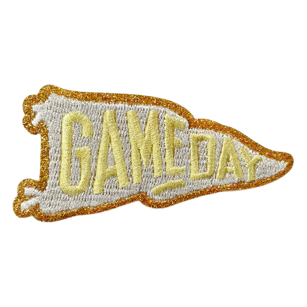Wholesale Gameday Football Helmet Embroidered Patch Iron On Applique For ets And Clothing