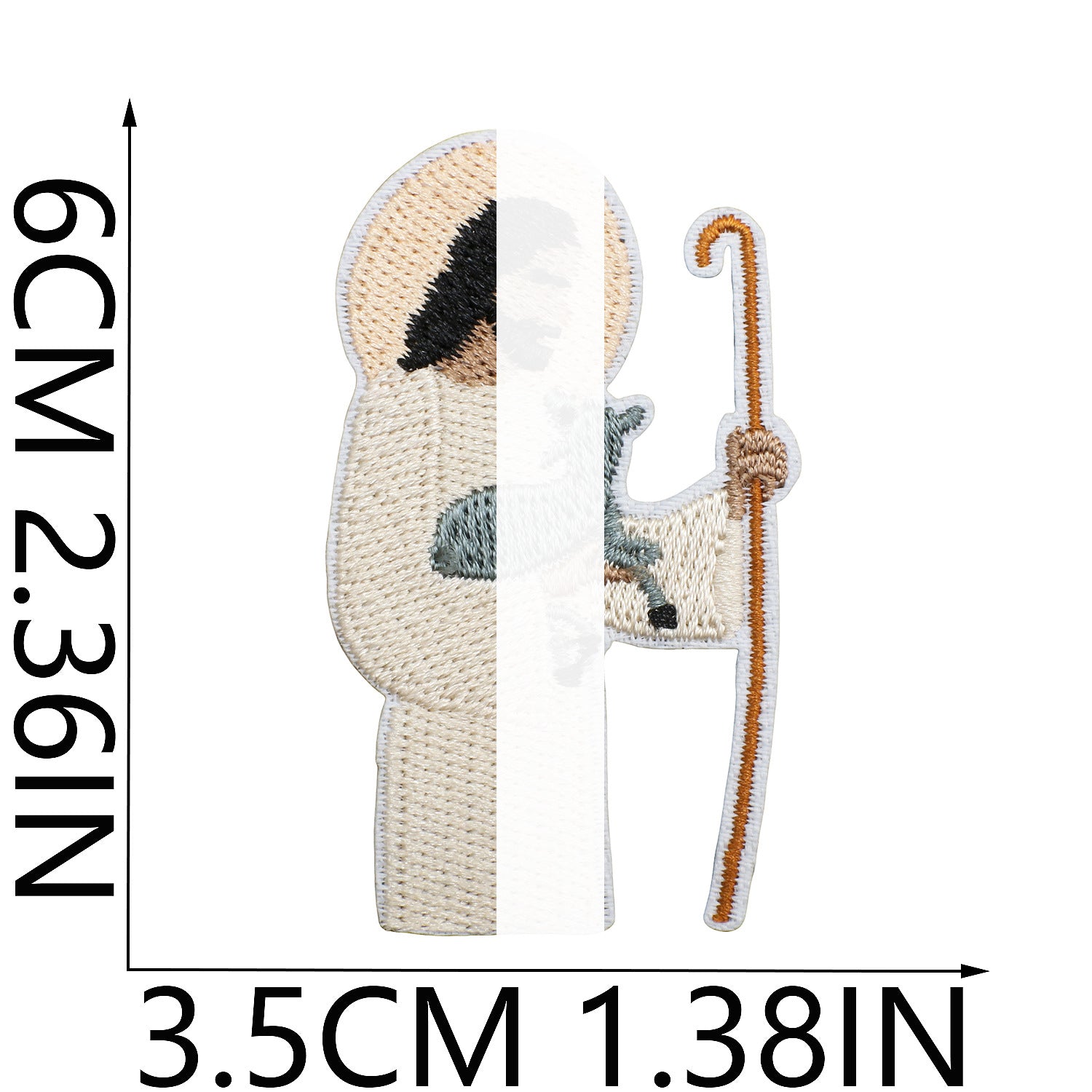 Wholesale Trendy Embroidered Iron On Patch Art Portrait DIY Decorative Clothing Accessory Craft Supply