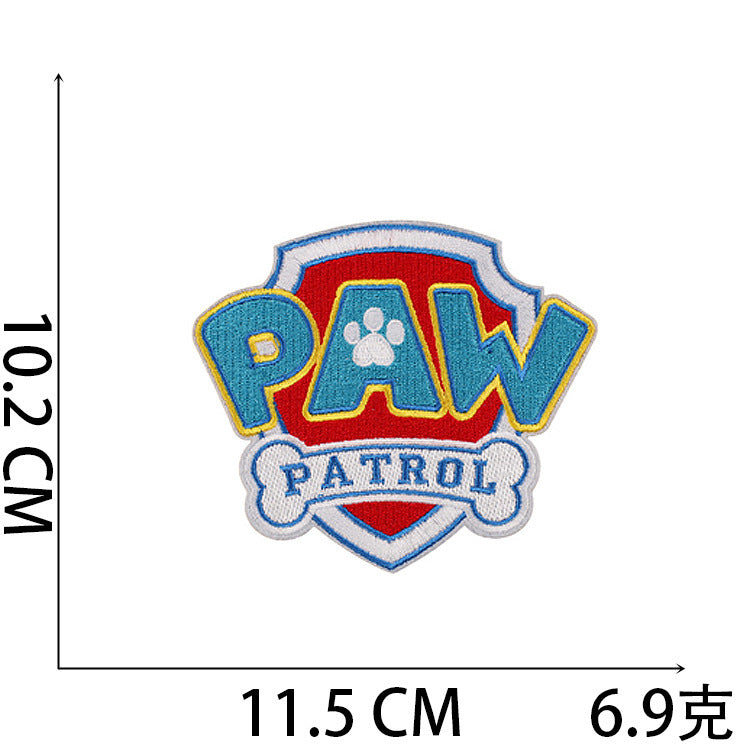 Wholesale Stylish Cartoon Dog Embroidered Patches For Clothing Bags And Laptop DIY OLY Exclusive